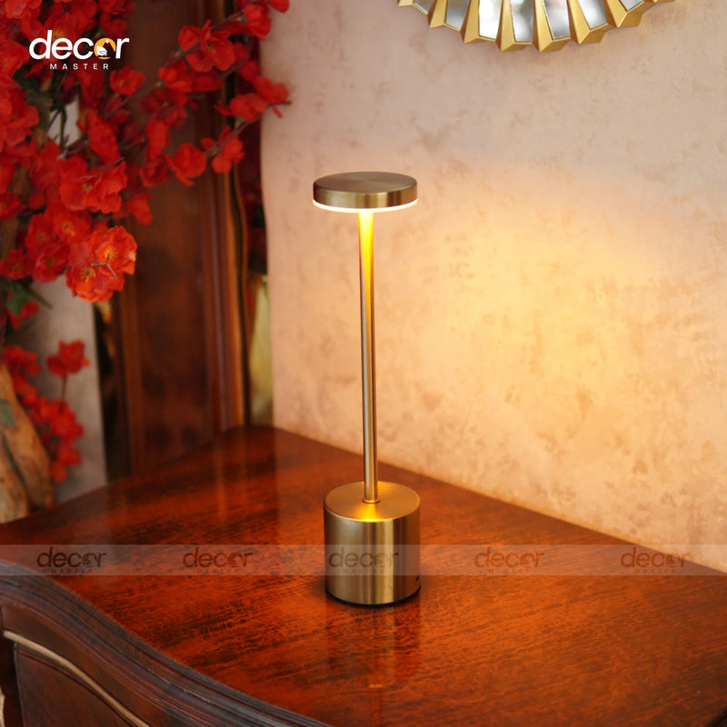 Modern Minimalist Rechargeable Metal LED  Lamp