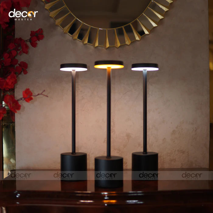 Modern Minimalist Rechargeable Metal LED  Lamp